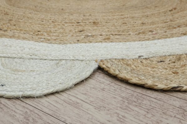 Rustic Handwoven Jute Floor Carpet - Image 6