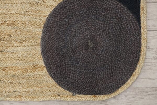 Natural Handspun Jute Floor Durry - Image 6