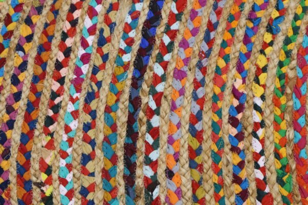 Premium Contemporary Square Jute Durry for Balcony - Image 6