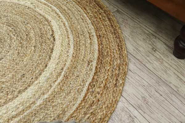 Handwoven Bohemian Runner Jute Durry for Bedroom - Image 6