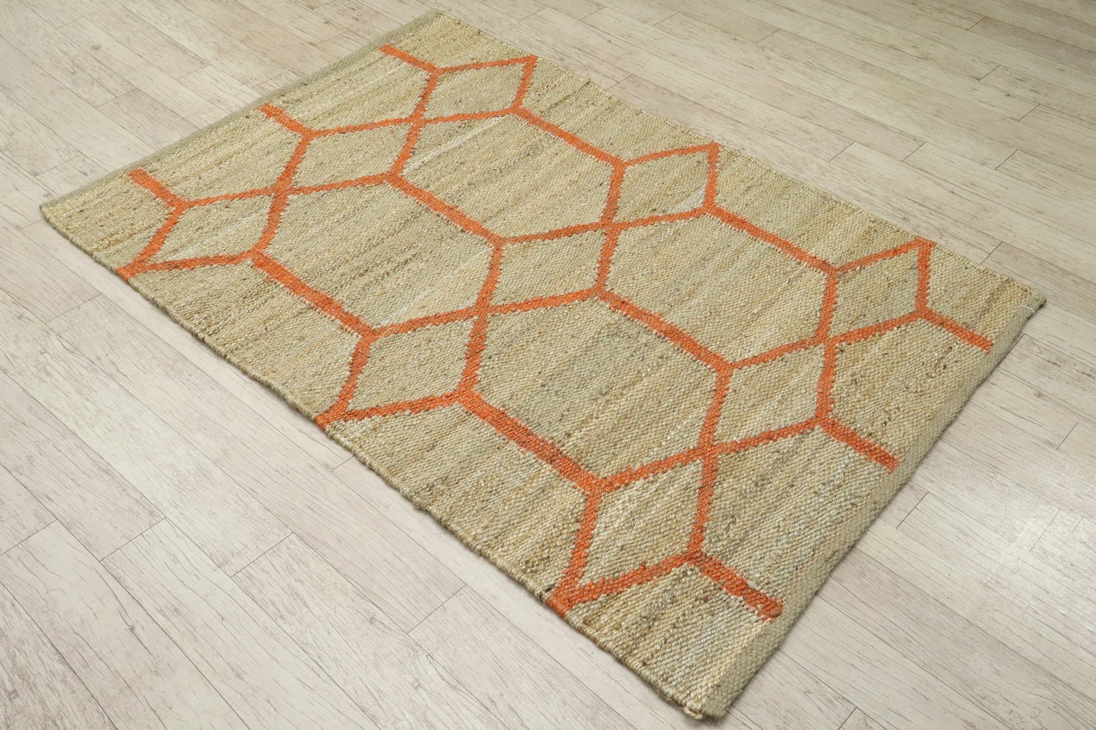 Braided Modern Square Jute Durry for Dining Room - Image 6