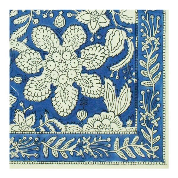 Handblock Printed Napkin Rectangle for Japanese Dining - Image 3