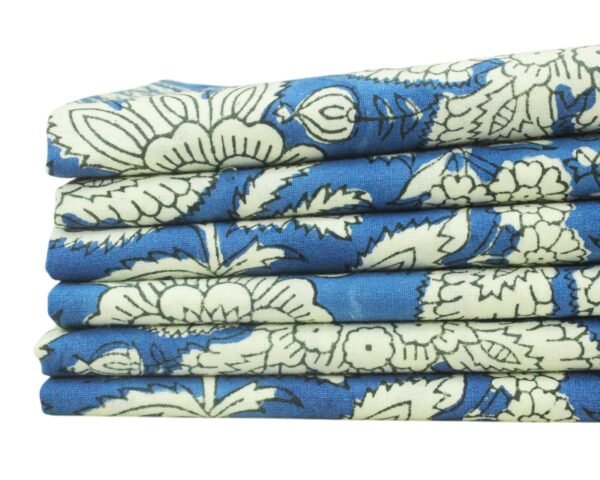 Handblock Printed Napkin Rectangle for Japanese Dining - Image 5