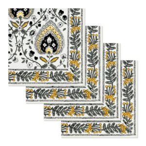 Luxury Handblock Printed Square Napkin for Everyday Use Luxury Handblock Printed Square Napkin for Everyday Use