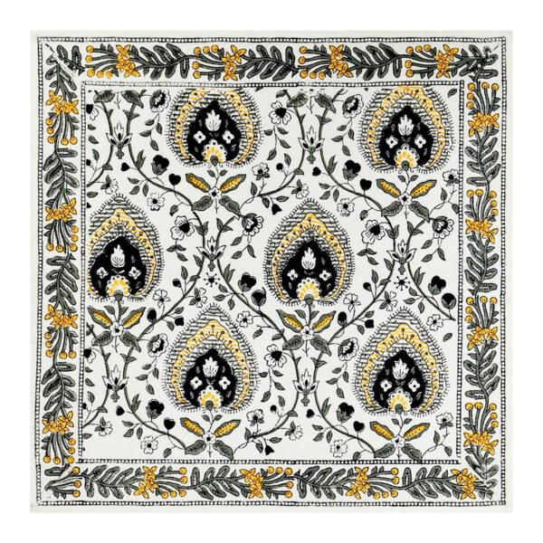 Luxury Handblock Printed Square Napkin for Everyday Use - Image 2