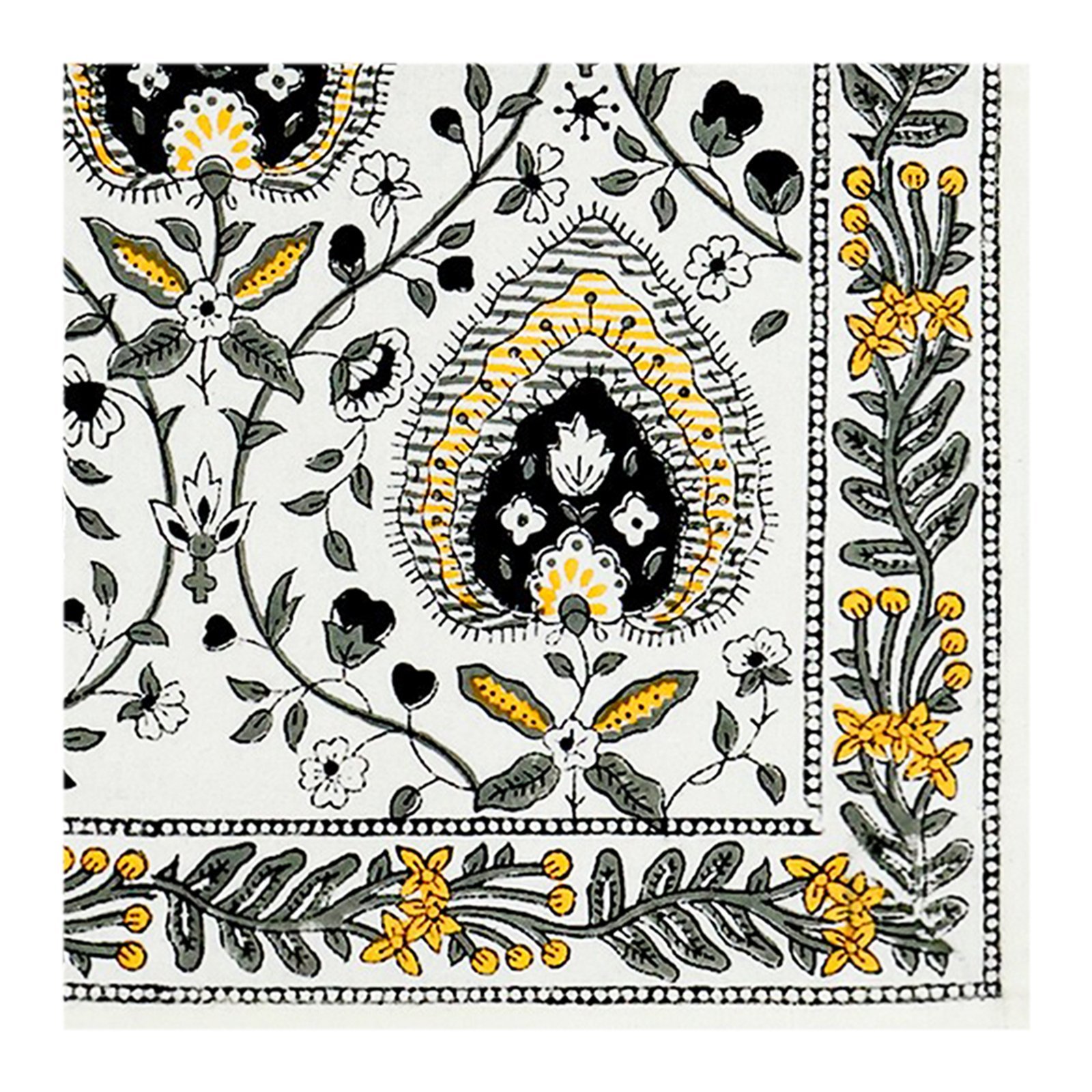 Luxury Handblock Printed Square Napkin for Everyday Use - Image 3
