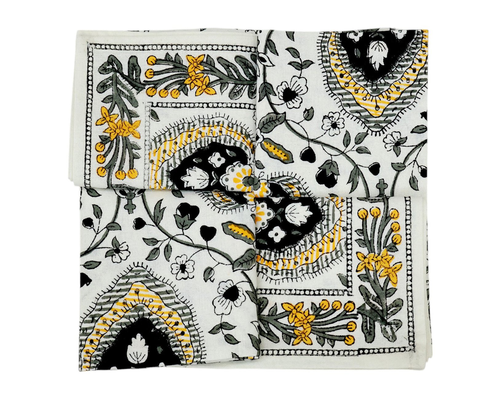 Luxury Handblock Printed Square Napkin for Everyday Use - Image 5