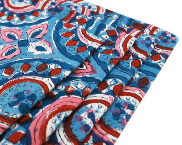 Exclusive Handblock Printed Rectangle Napkin for Large Tables - Image 5