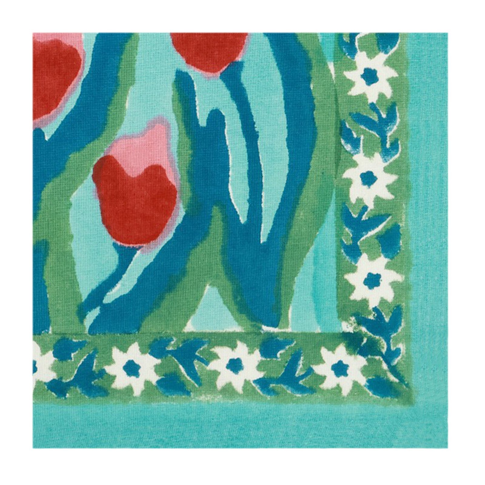 Exclusive Handblock Printed Square Napkin with Durable Fabric - Image 3