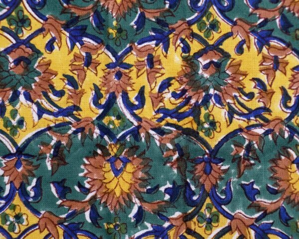 Luxury Handblock Printed Rectangle Napkin for Festive Dining - Image 5