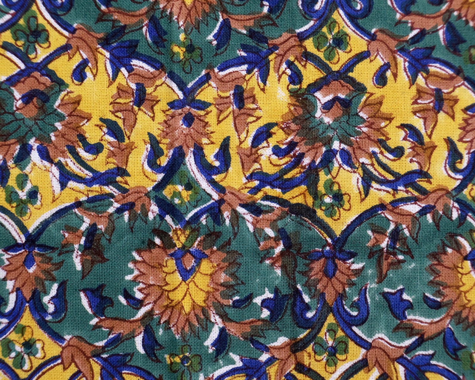 Luxury Handblock Printed Rectangle Napkin for Festive Dining - Image 5
