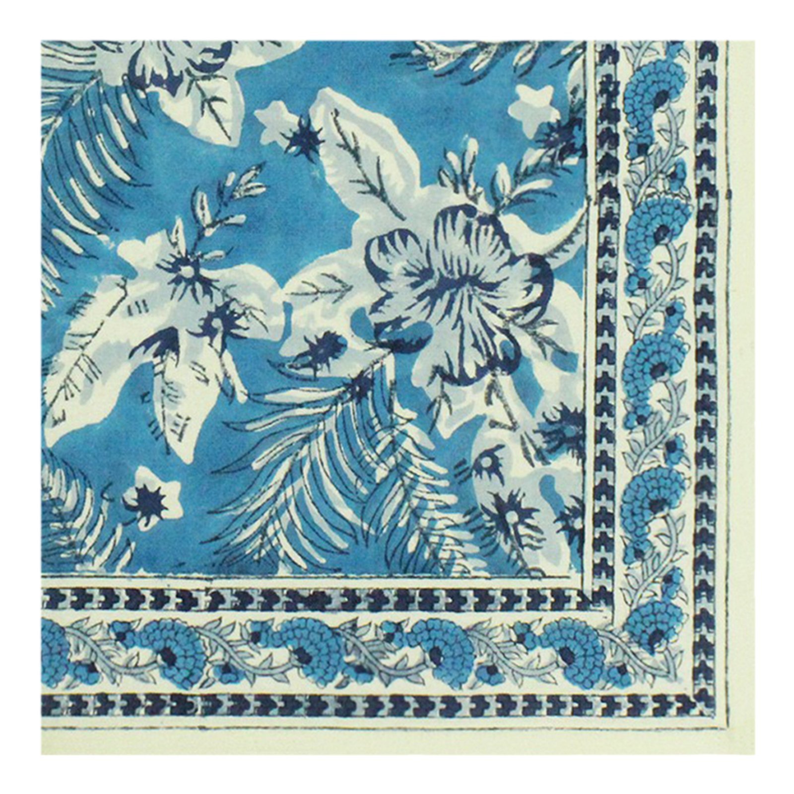 Eco-Friendly Handblock Printed Square Napkin for Stylish Dining Rooms - Image 3