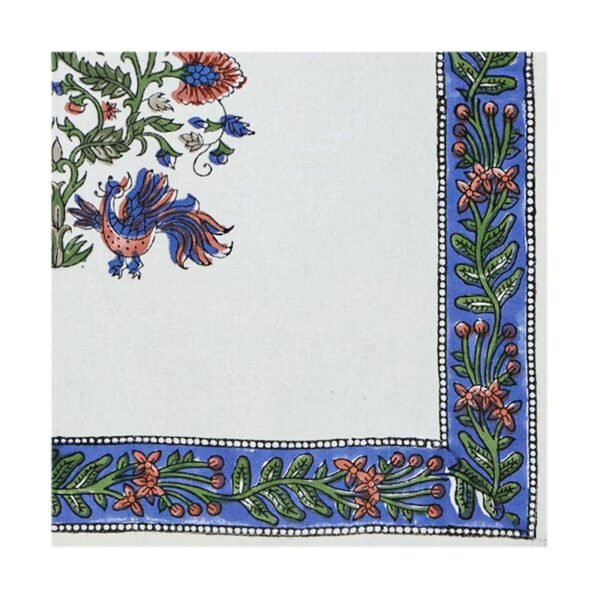 Handblock Printed Napkin Square for Elegant Homes - Image 3