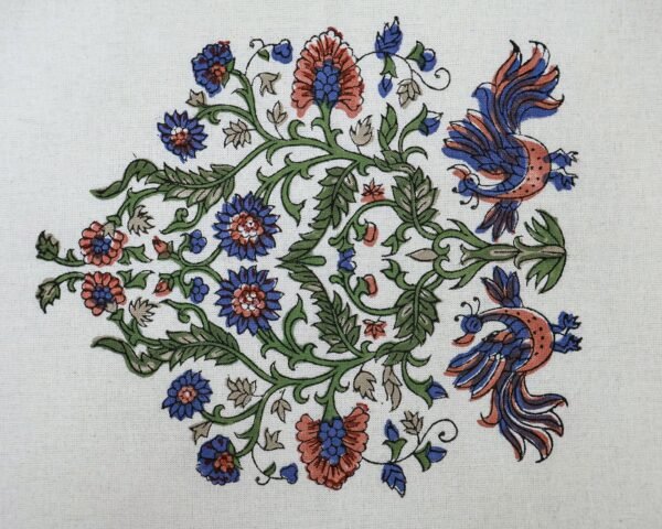 Handblock Printed Napkin Square for Elegant Homes - Image 4