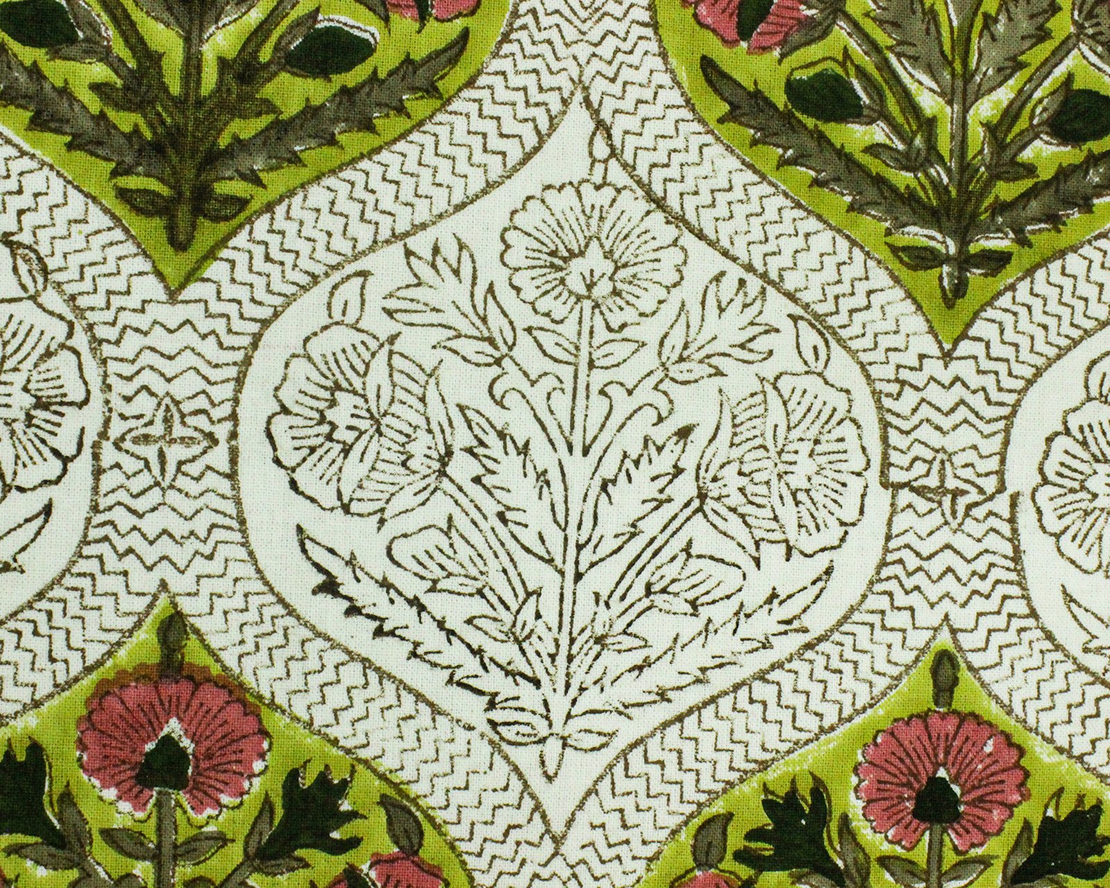 デザイナー ハンドブロック プリント 長方形 ナプキン 日本語 リビング - Image 4