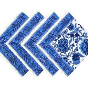 Exclusive Handblock Printed Rectangle Napkin for Large Tables Exclusive Handblock Printed Rectangle Napkin for Large Tables