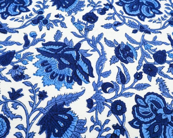 Exclusive Handblock Printed Rectangle Napkin for Large Tables - Image 5
