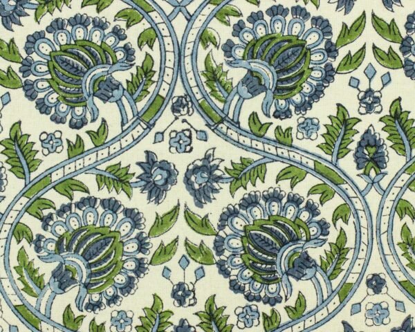 Exclusive Handblock Printed Square Napkin with Durable Fabric - Image 3