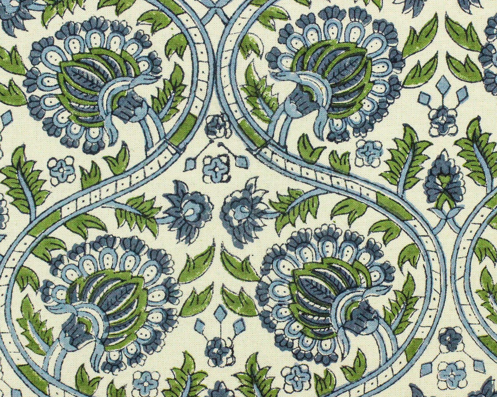 Exclusive Handblock Printed Square Napkin with Durable Fabric - Image 3