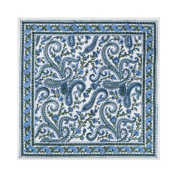 Modern Handblock Printed Rectangle Napkin for Housewarming Gifts