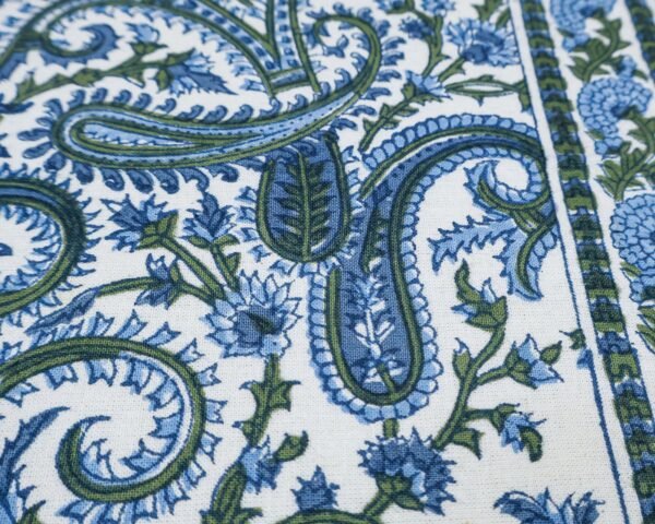 Modern Handblock Printed Rectangle Napkin for Housewarming Gifts - Image 3