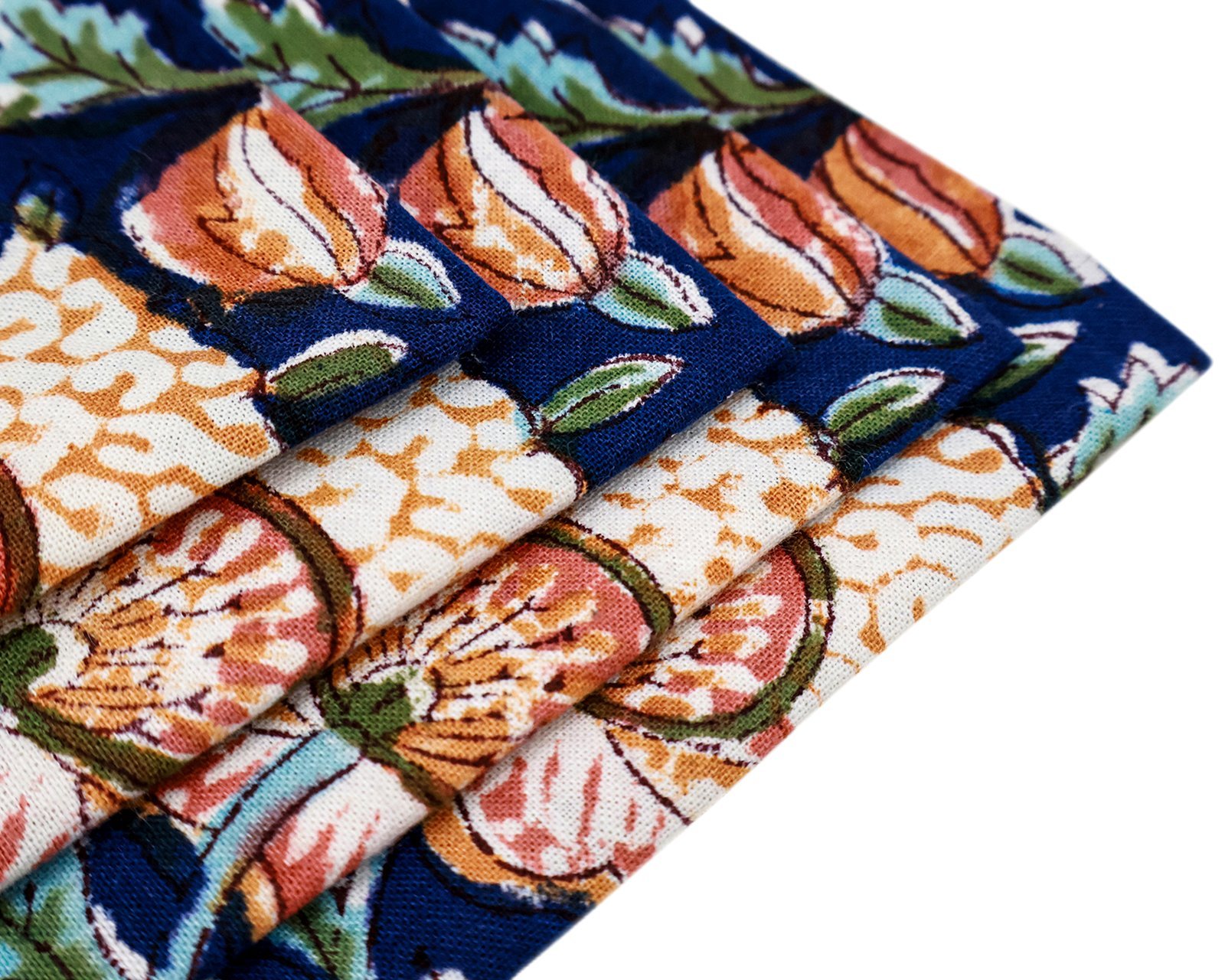 Modern Handblock Printed Square Napkin with Timeless Design - Image 3