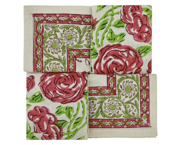 Eco-Friendly Handblock Printed Rectangle Napkin for Eco-Friendly Homes - Image 6