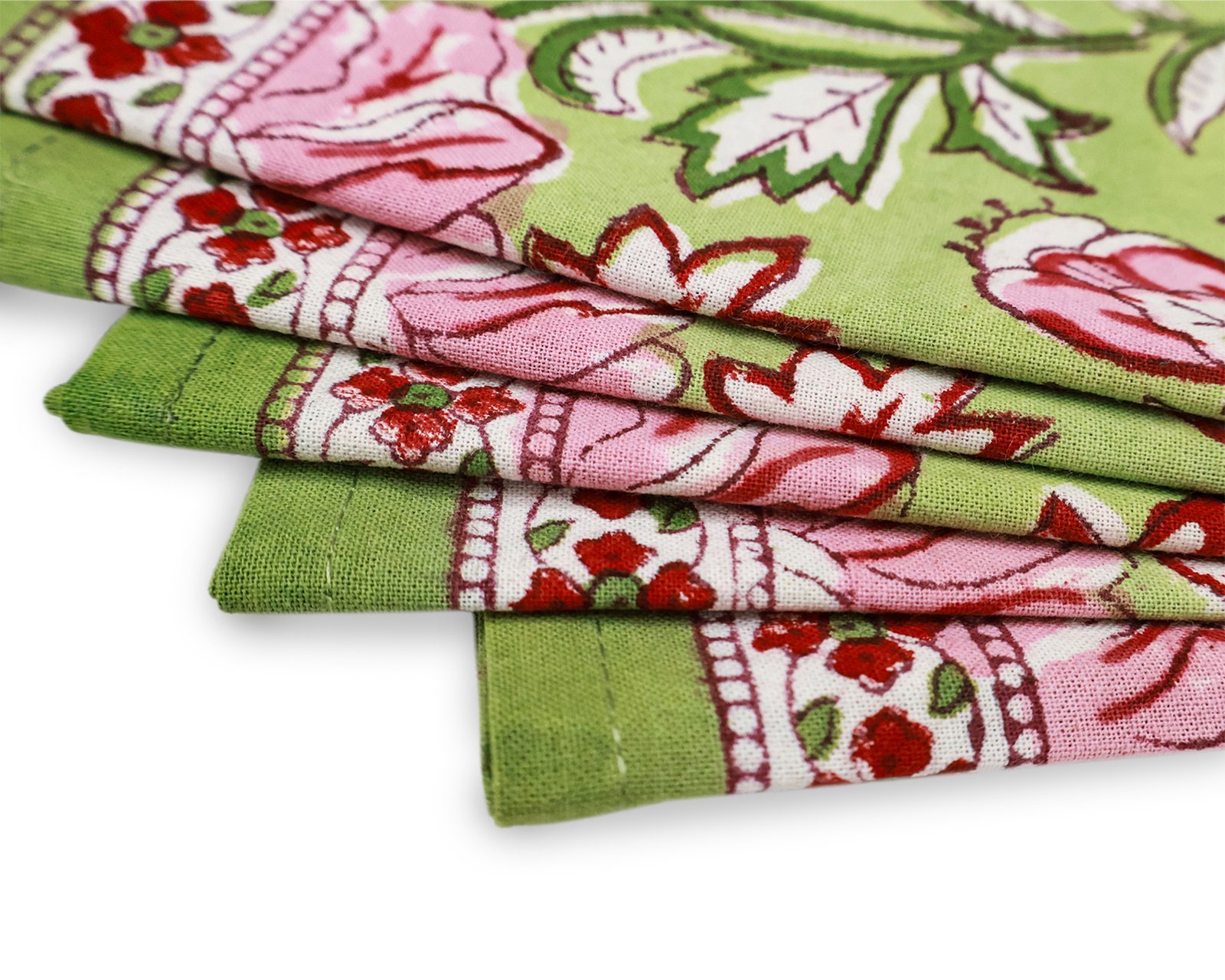 Eco-Friendly Handblock Printed Square Napkin for Stylish Dining Rooms - Image 6