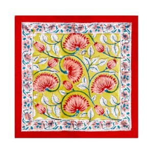 Handblock Printed Napkin Square for Elegant Homes Handblock Printed Napkin Square for Elegant Homes