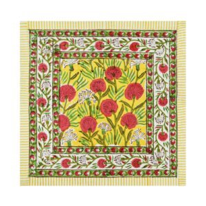 Square Handblock Printed Napkin for Minimalist Style Square Handblock Printed Napkin for Minimalist Style