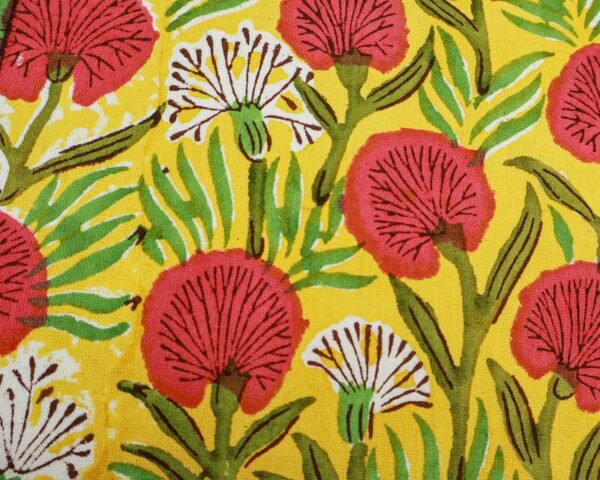 Square Handblock Printed Napkin for Minimalist Style - Image 4