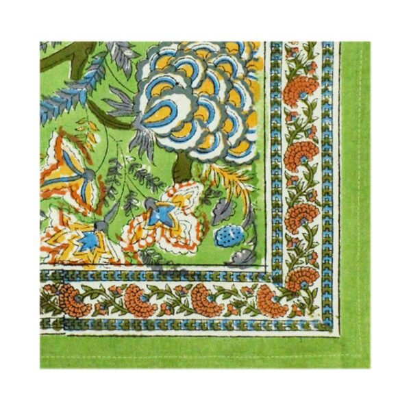 Handmade Handblock Printed Rectangle Napkin with Premium Cotton - Image 3