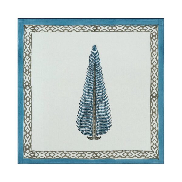 Cotton Handblock Printed Square Napkin for Luxury Homes