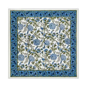 Cotton Handblock Printed Square Napkin for Luxury Homes ナプキン20枚