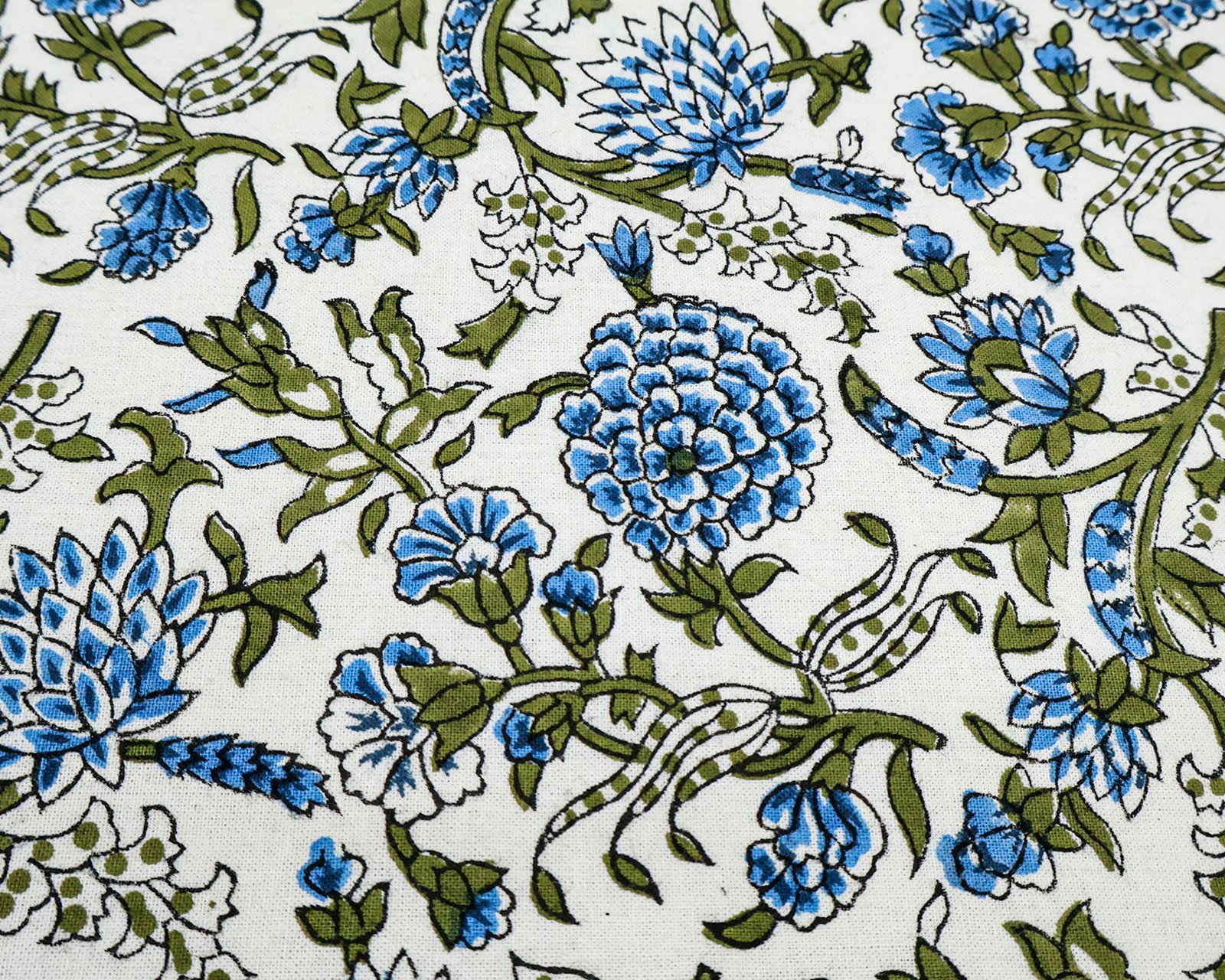 Cotton Handblock Printed Square Napkin for Luxury Homes - Image 4
