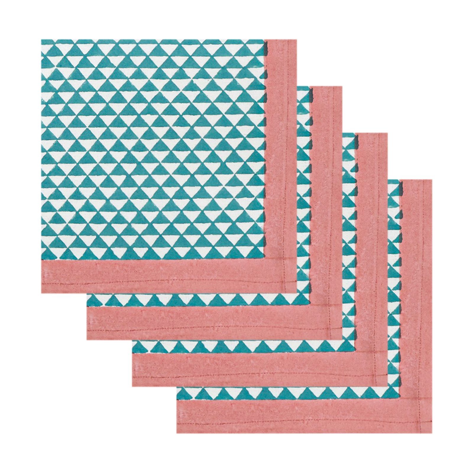 Luxury Handblock Printed Square Napkin for Everyday Use