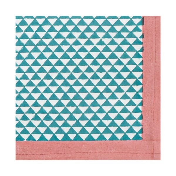 Luxury Handblock Printed Square Napkin for Everyday Use - Image 3