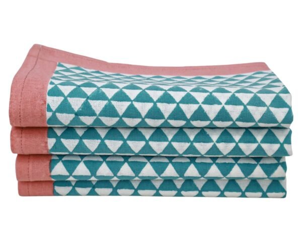 Luxury Handblock Printed Square Napkin for Everyday Use - Image 4