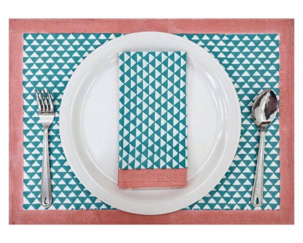 Luxury Handblock Printed Square Napkin for Everyday Use - Image 5