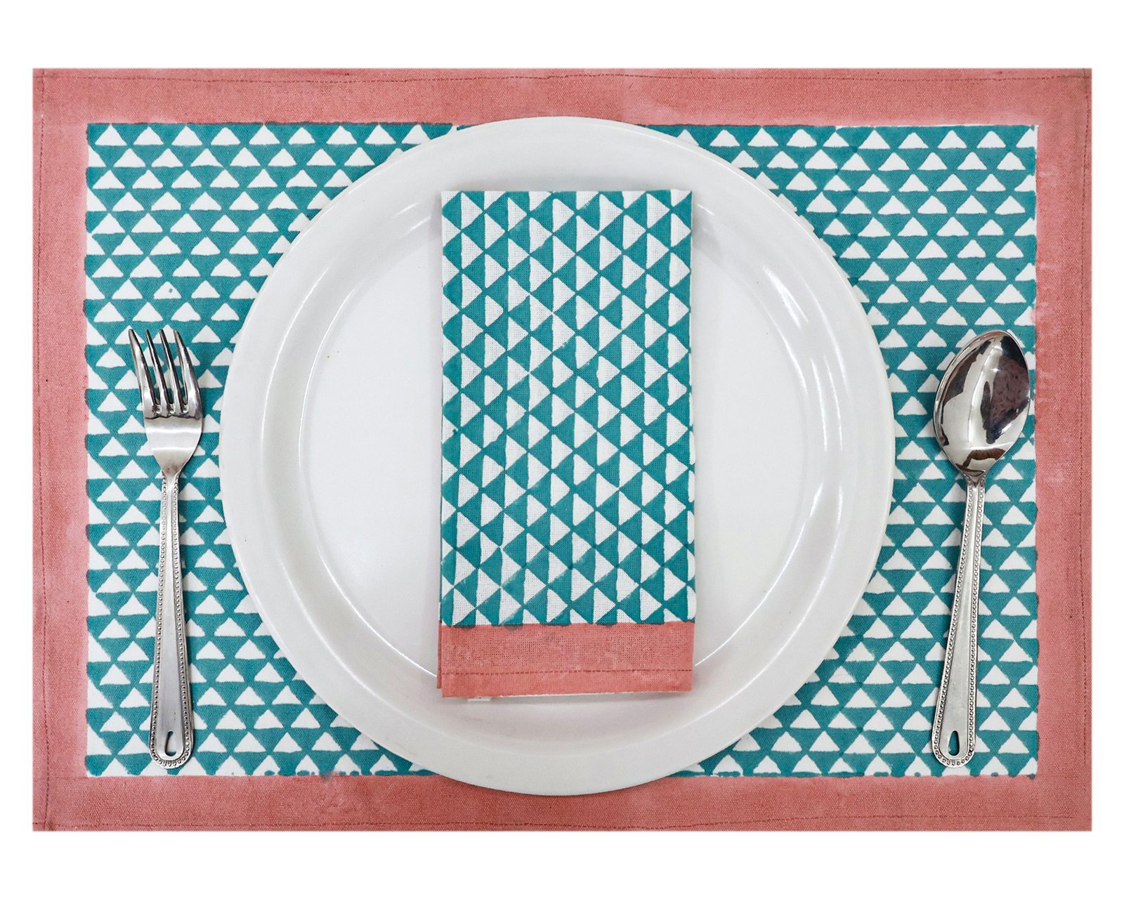 Luxury Handblock Printed Square Napkin for Everyday Use - Image 5