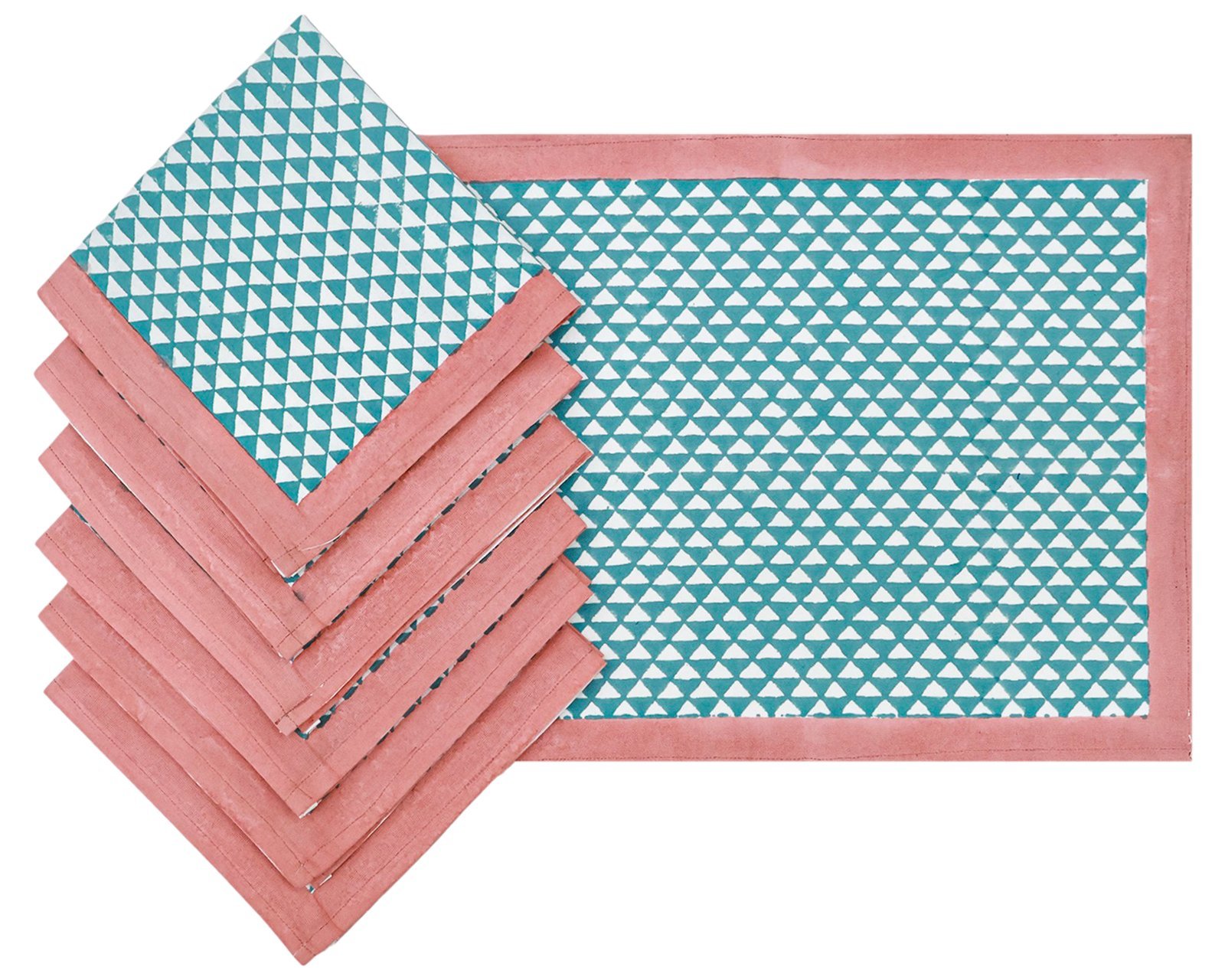 Luxury Handblock Printed Square Napkin for Everyday Use - Image 7