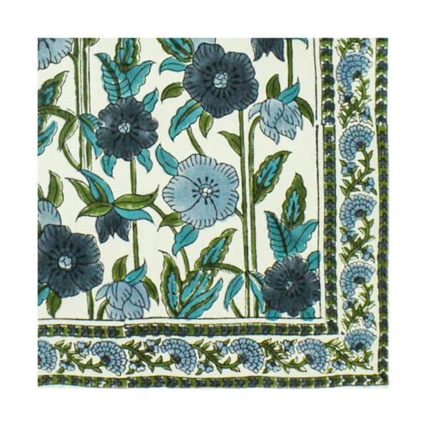 Exclusive Handblock Printed Square Napkin with Durable Fabric - Image 4