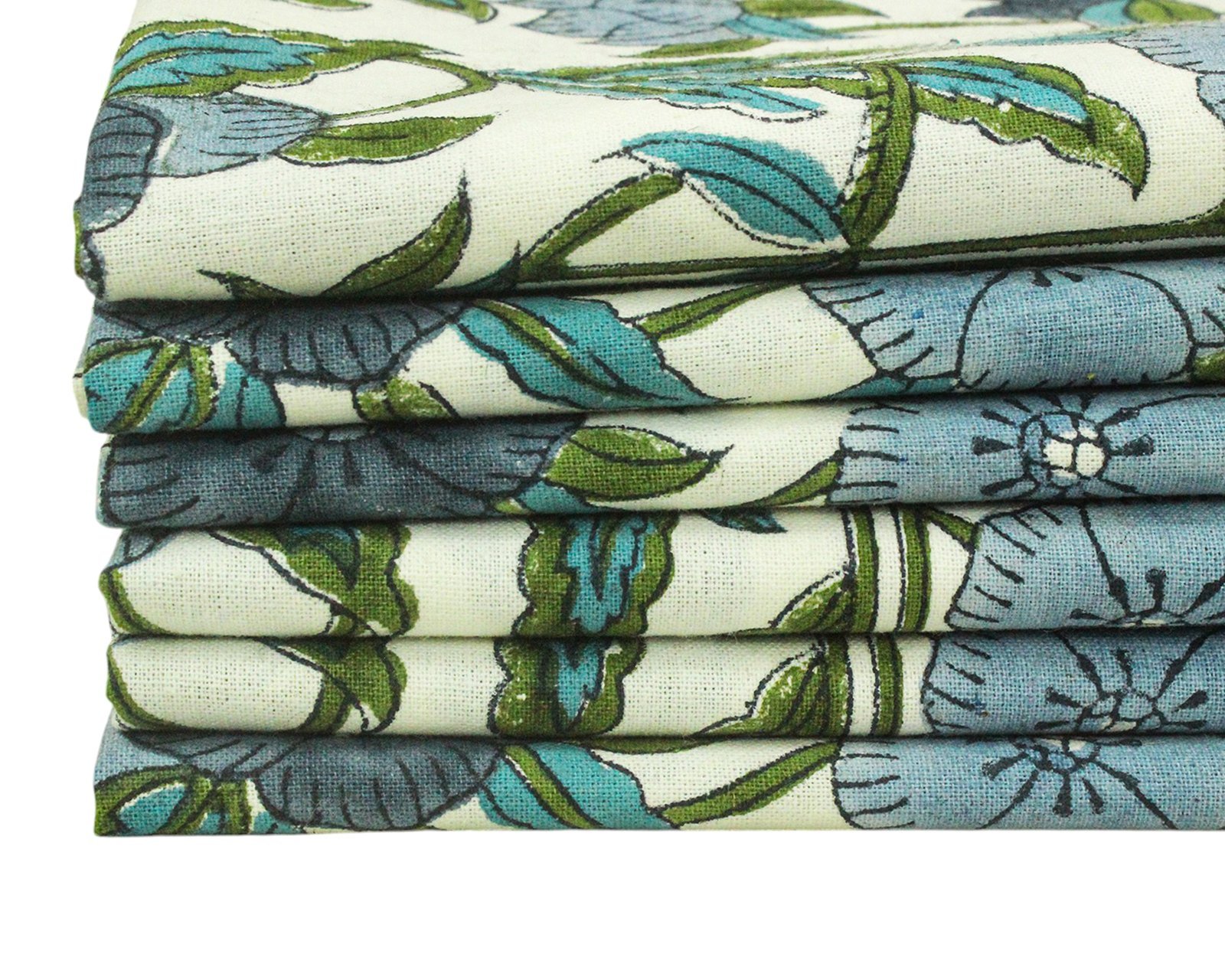Exclusive Handblock Printed Square Napkin with Durable Fabric - Image 6