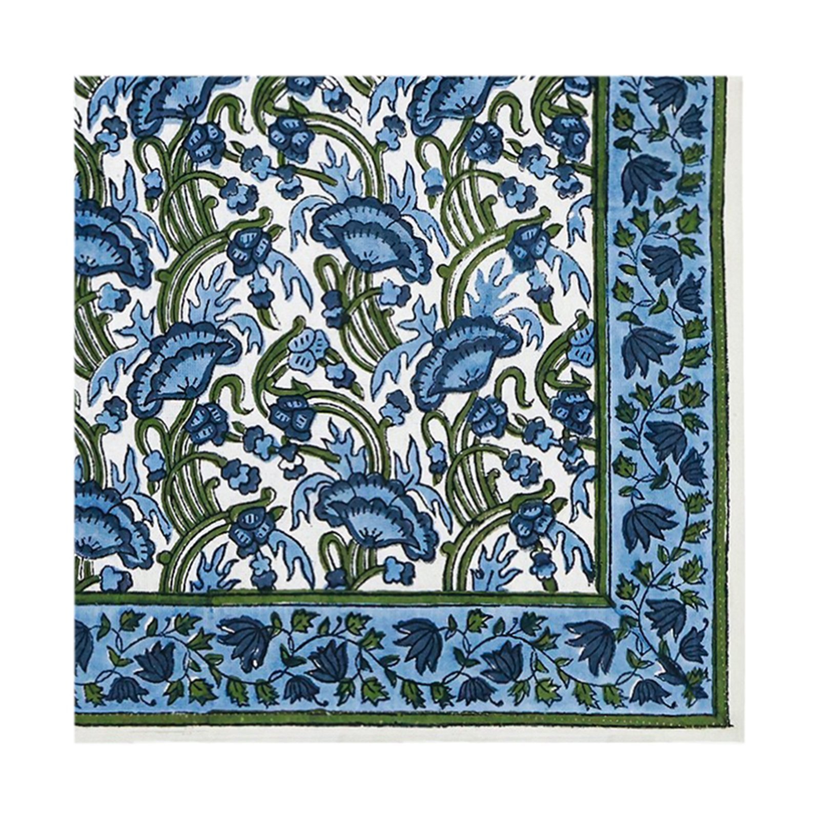 デザイナー ハンドブロック プリント 長方形 ナプキン 日本語 リビング - Image 3