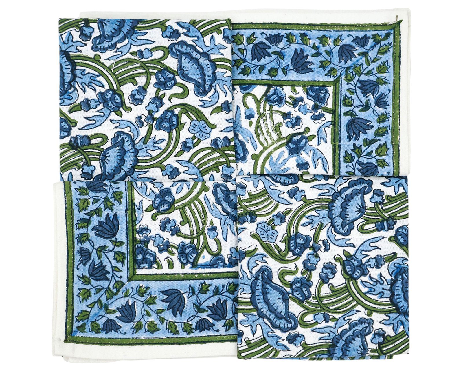 デザイナー ハンドブロック プリント 長方形 ナプキン 日本語 リビング - Image 5