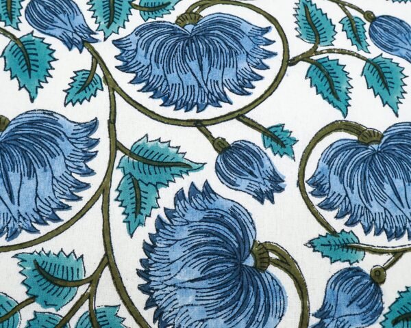 Square Handblock Printed Napkin for Minimalist Style - Image 5