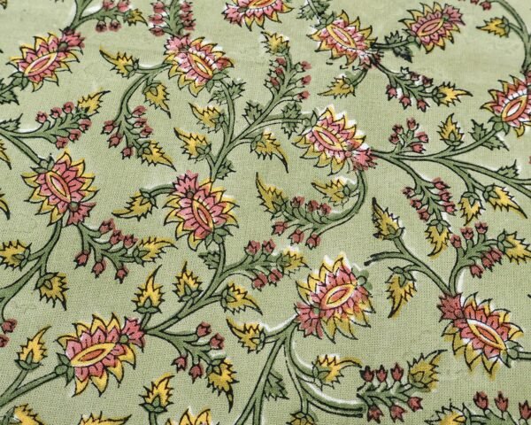 Handmade Handblock Printed Rectangle Napkin with Premium Cotton - Image 4