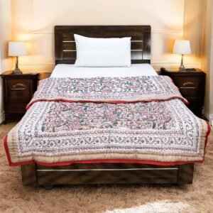 Exclusive Handblock Printed Rectangle Quilt for Single Beds Exclusive Handblock Printed Rectangle Quilt for Single Beds
