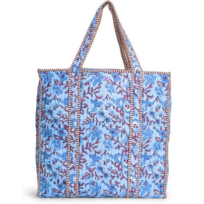 エココンビニバッグ ブロックプリント エコバッグ - Image 2