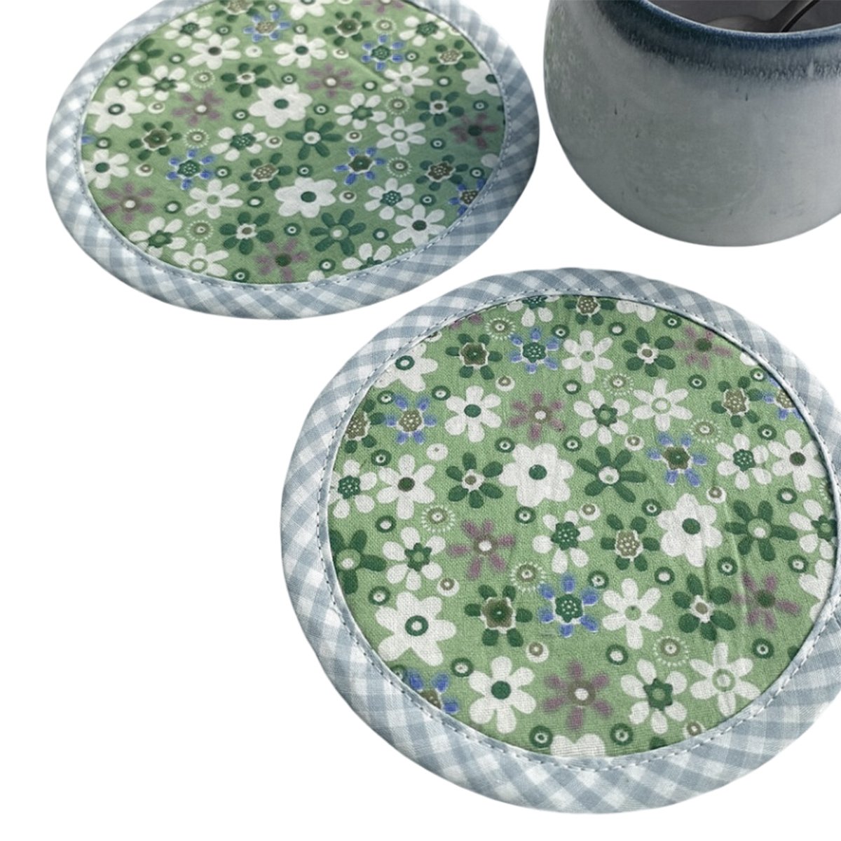 まーるいコースター ハンドブロックプリント - Image 2